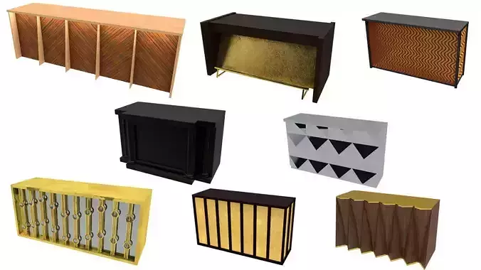 Bar Collection japanese cabinet