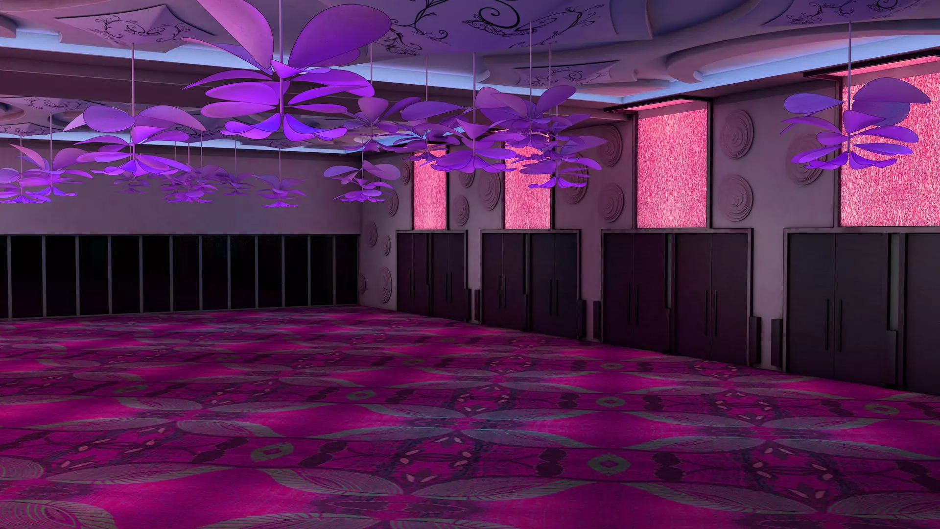 Ballroom 1 floor of room 3D model_0