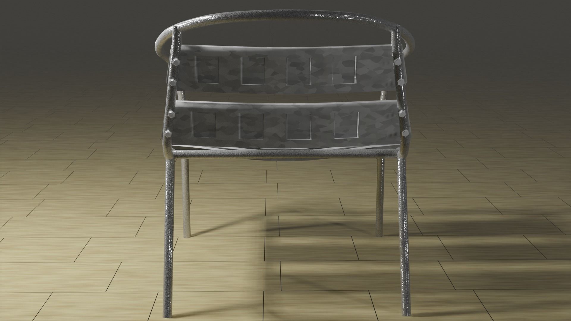 Bar chair 3D model_6