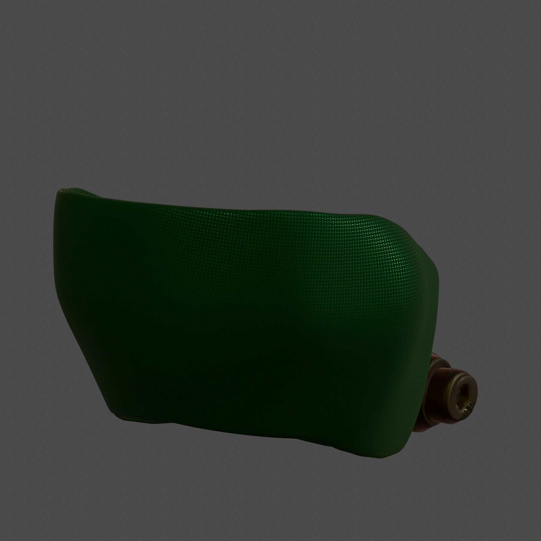 Gas mask helmet 3d model scifi Low-poly Low-poly 3D model_4