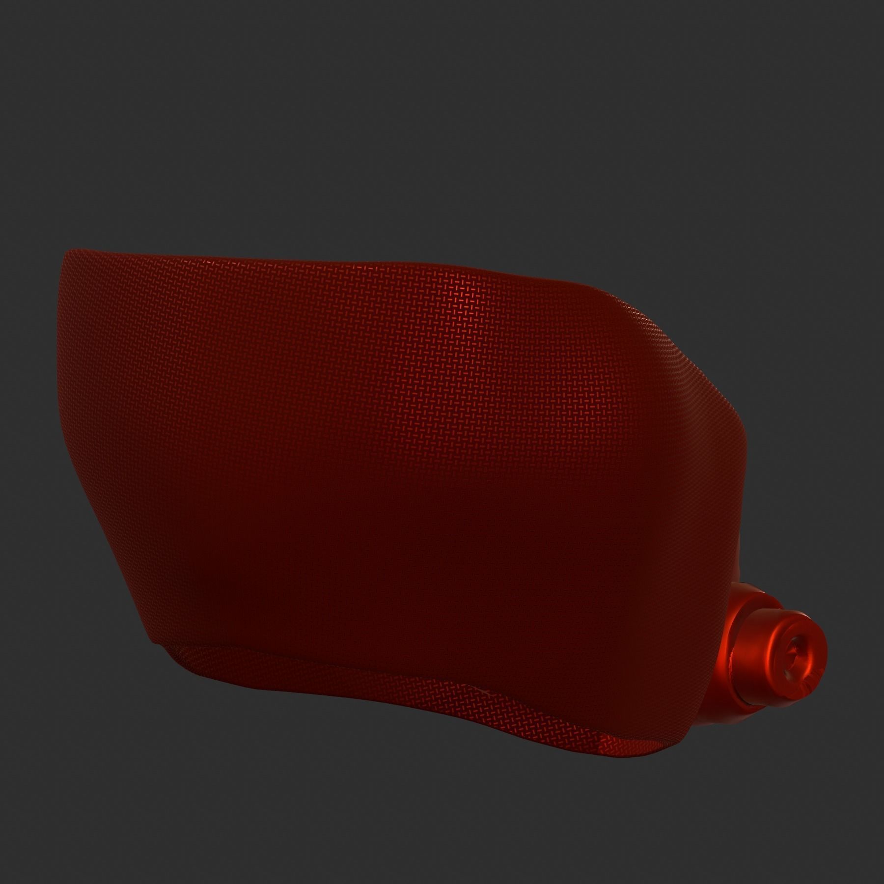 Gas mask helmet 3d model scifi Low-poly Low-poly 3D model_4