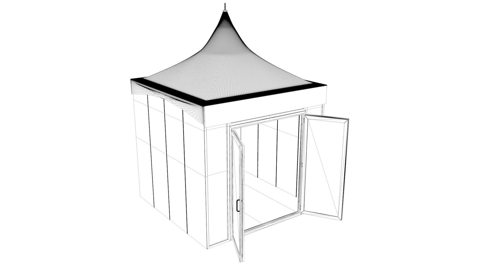 Event Tent 3D model_5