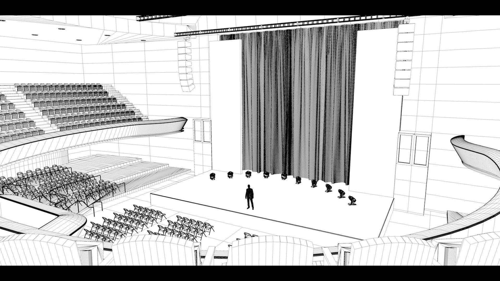 Masonic Theater 3D model_6
