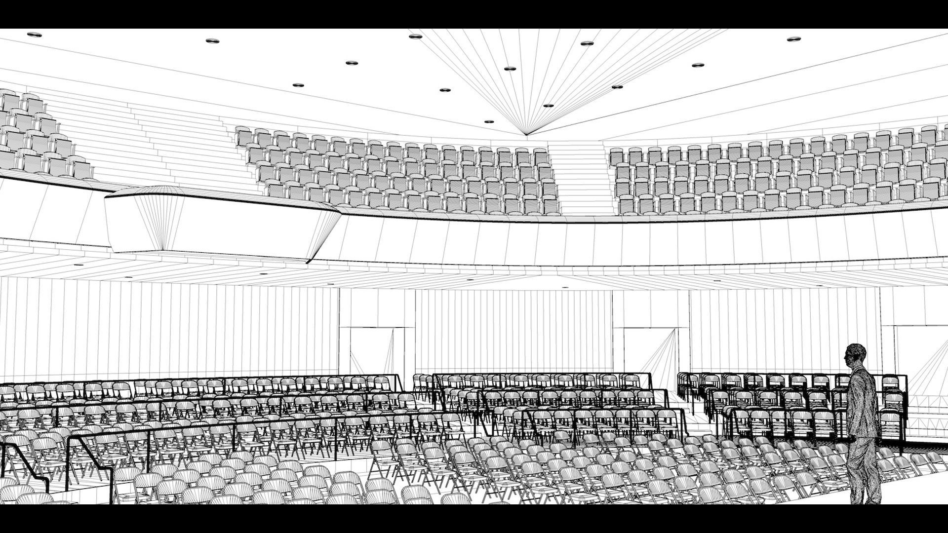 Masonic Theater 3D model_4