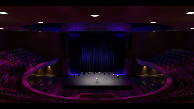 Masonic Theater 3D model