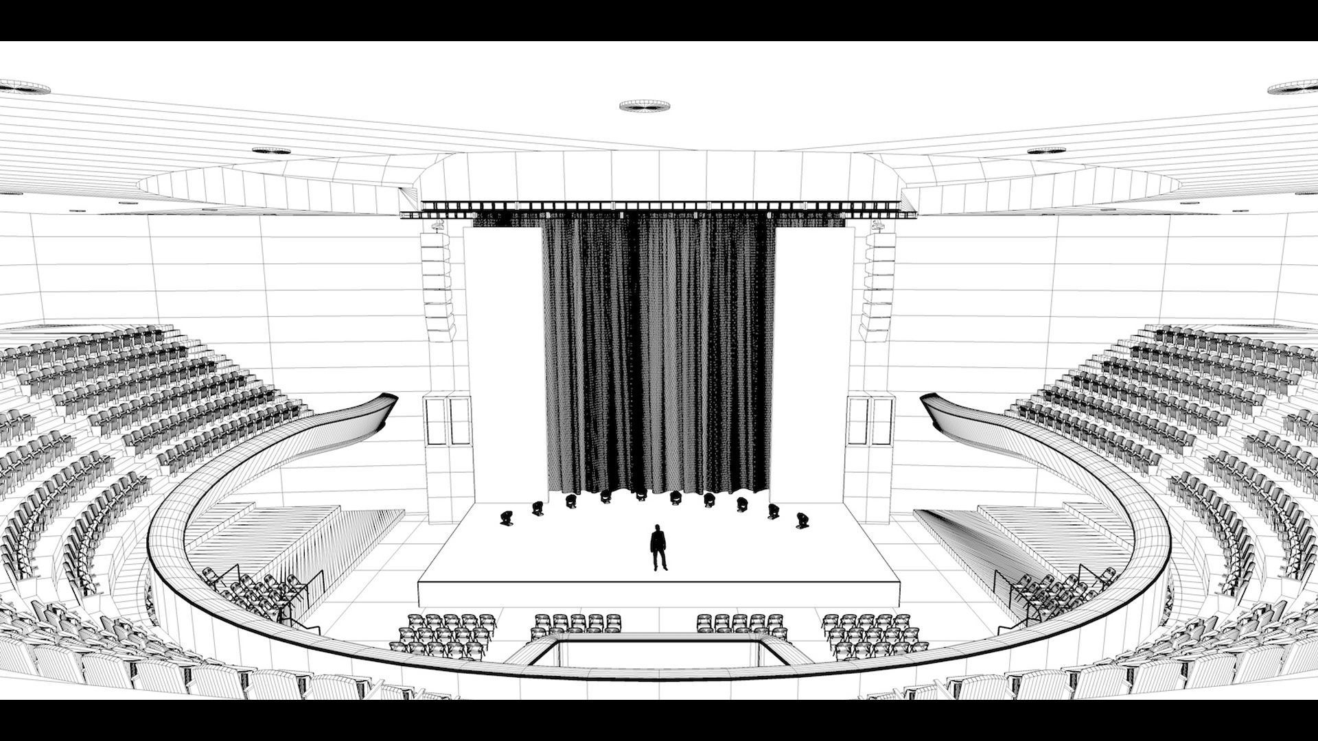 Masonic Theater 3D model_5