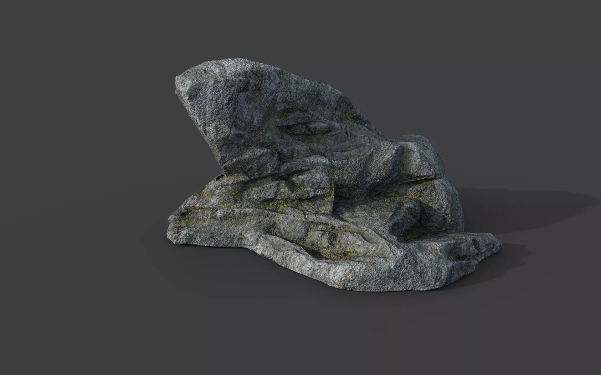 Cliff Rock 2-3 Low-poly 3D model