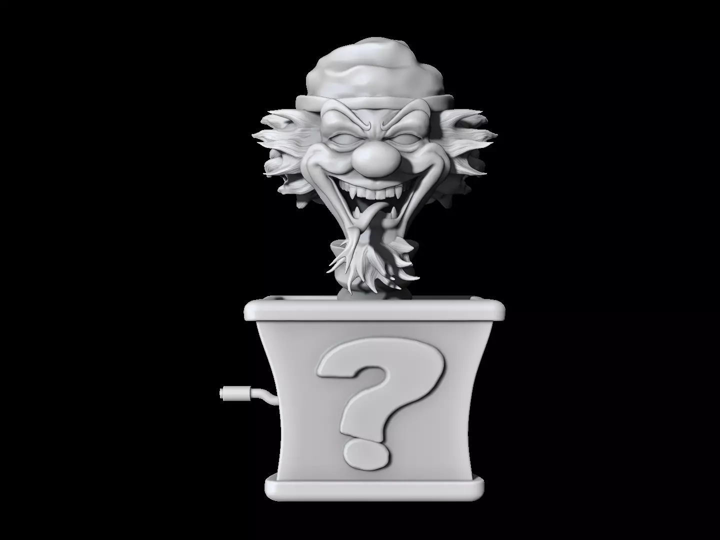 Riddlebox clown head 3D print model
