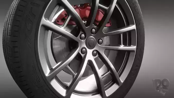Car wheel 3D model Car wheel 3D model