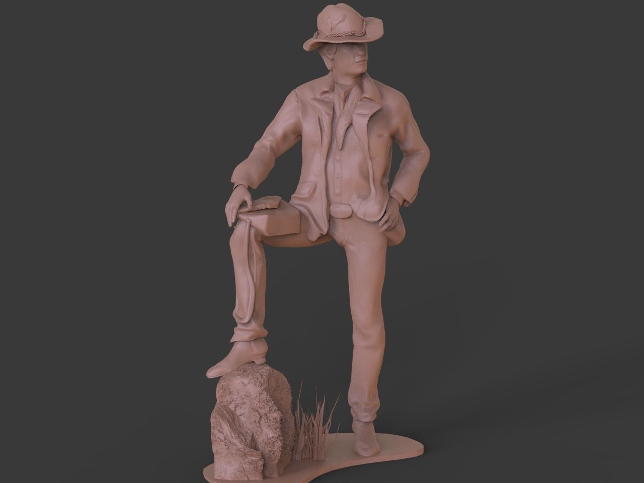 RDR2 Arthur Morgans Sculpture 3D print model_2
