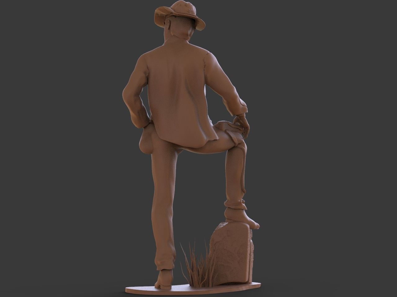 RDR2 Arthur Morgans Sculpture 3D print model_3