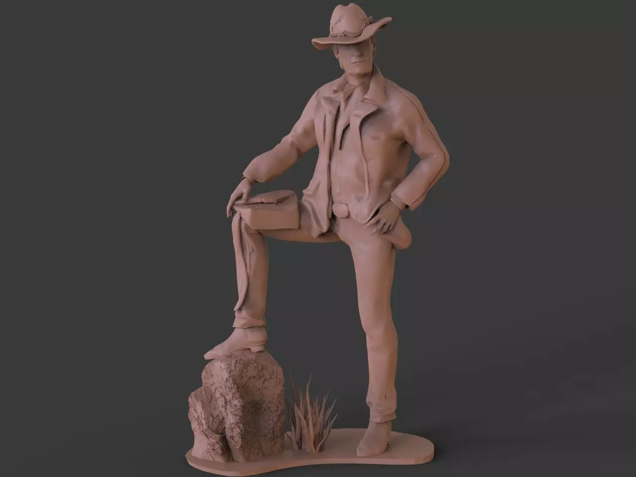 RDR2 Arthur Morgans Sculpture 3D print model_0