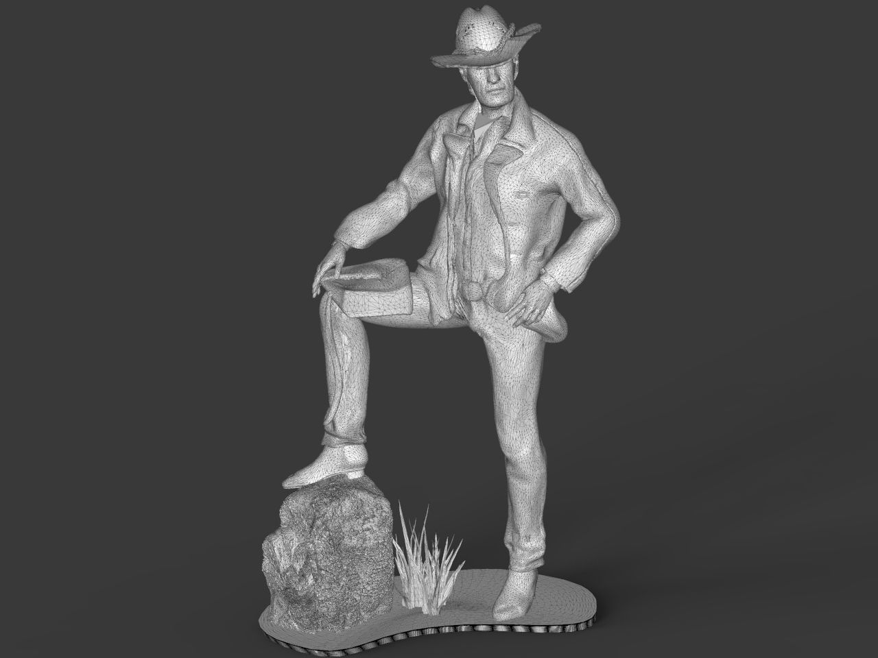 RDR2 Arthur Morgans Sculpture 3D print model_5