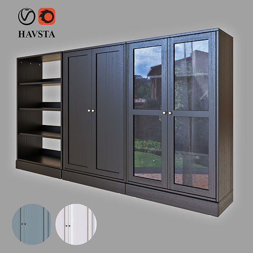 HAVSTA Storage combination 3D model