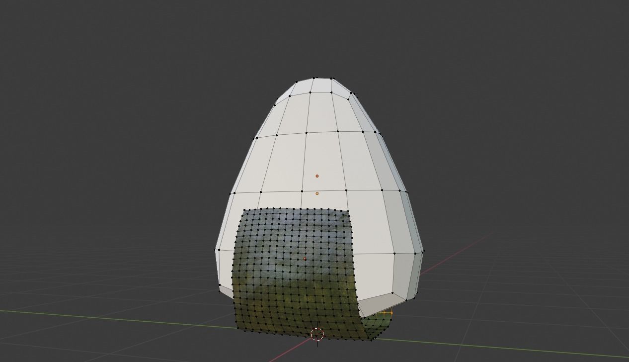 Onigiri snow cone Low-poly 3D model_4