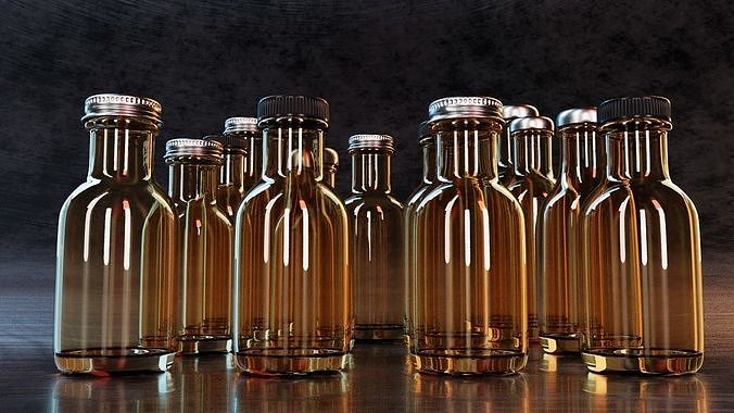 Stout Bottles Time Limited Half Price Promo 3D model