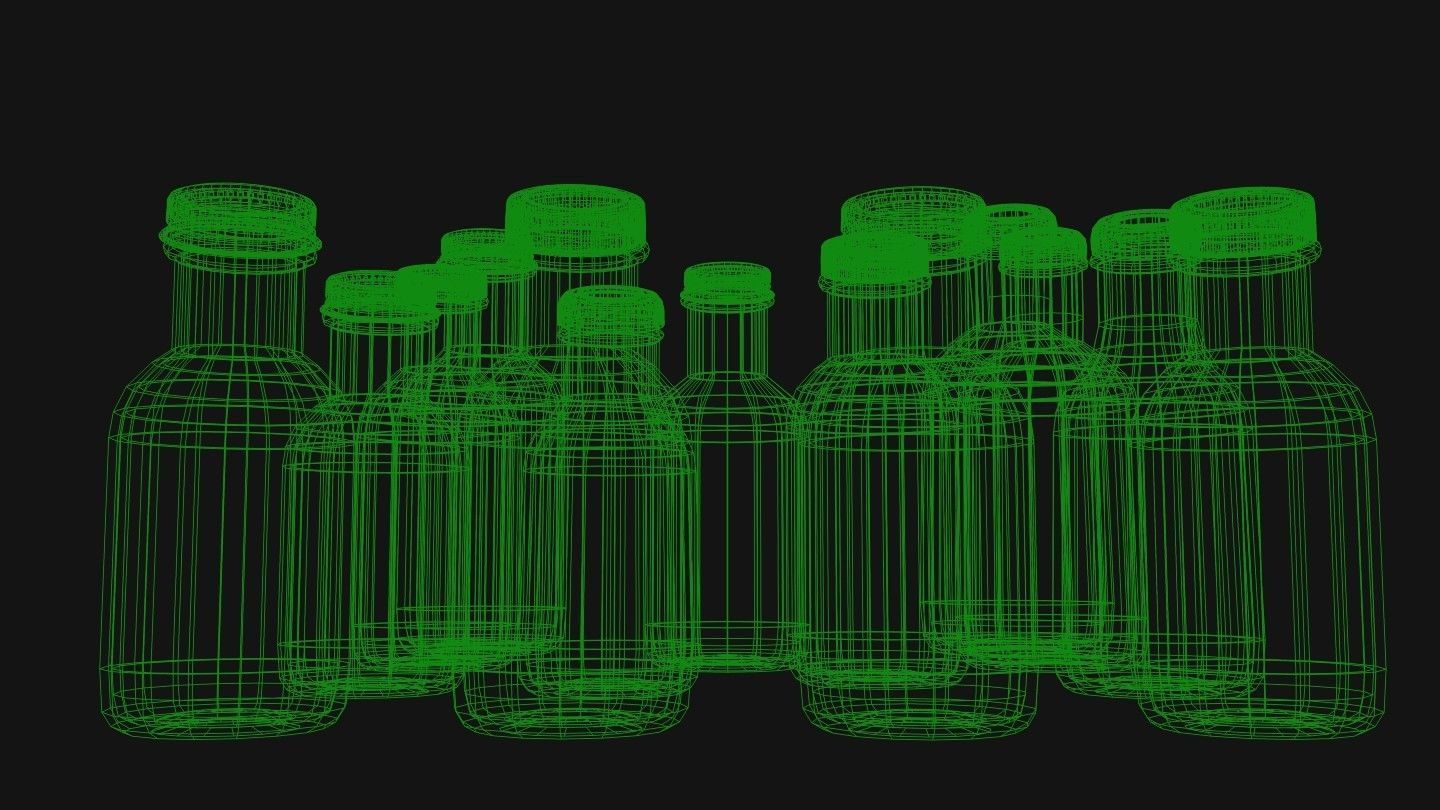 Stout Bottles Time Limited Half Price Promo 3D model_2