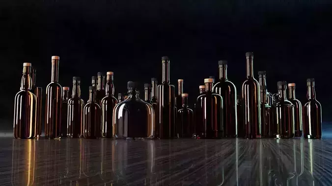 Liquor Glass Bottles Time Limited Half Price Promo