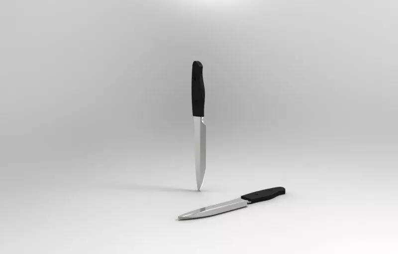 Knife Free 3D model_0