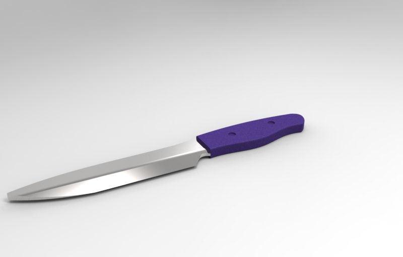 Knife Free 3D model_2