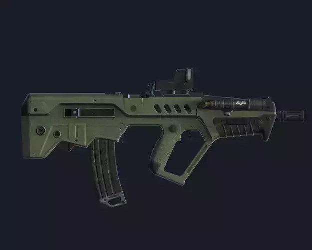 Tar-21 Assault Rifle  3D model