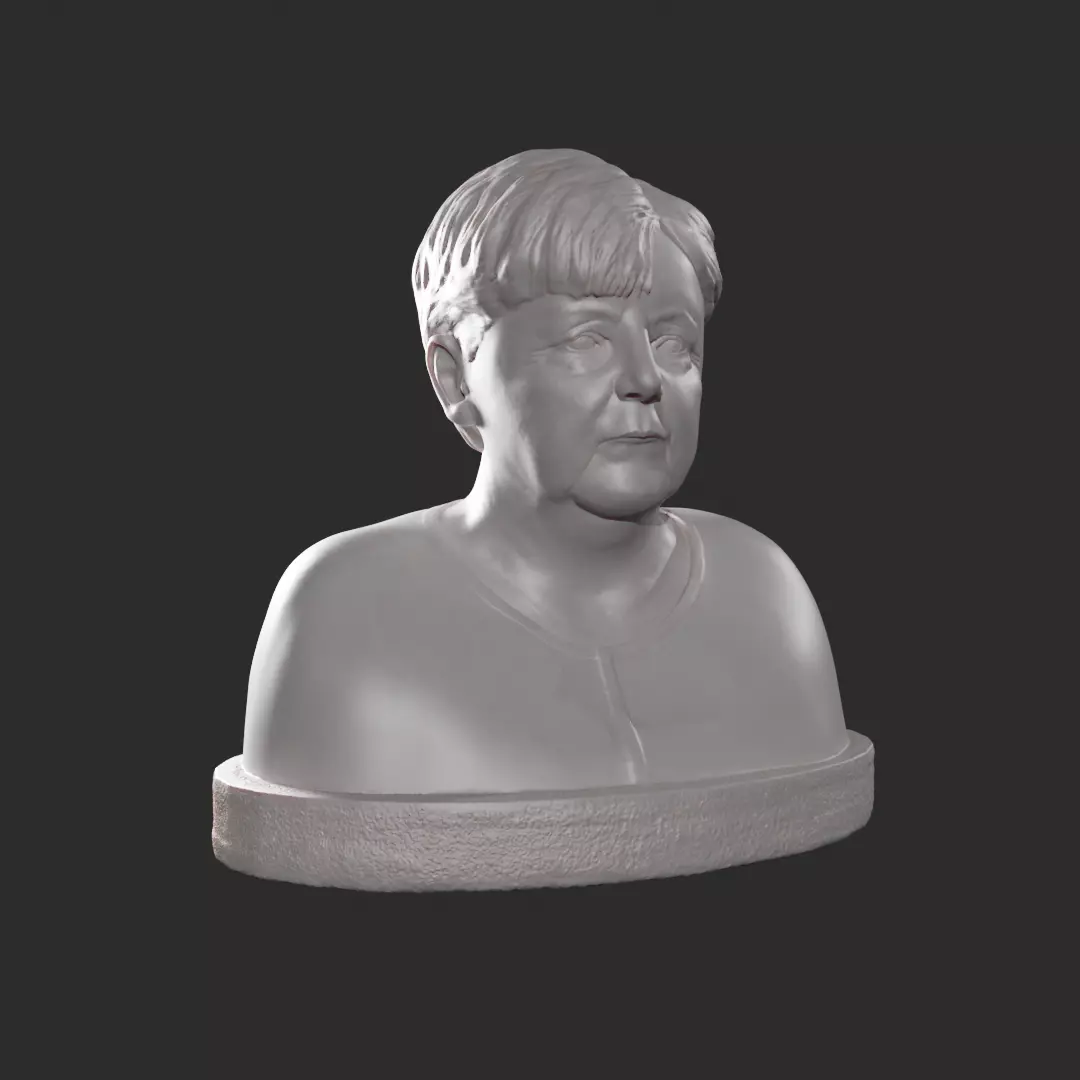 Angela Merkel 3D print model