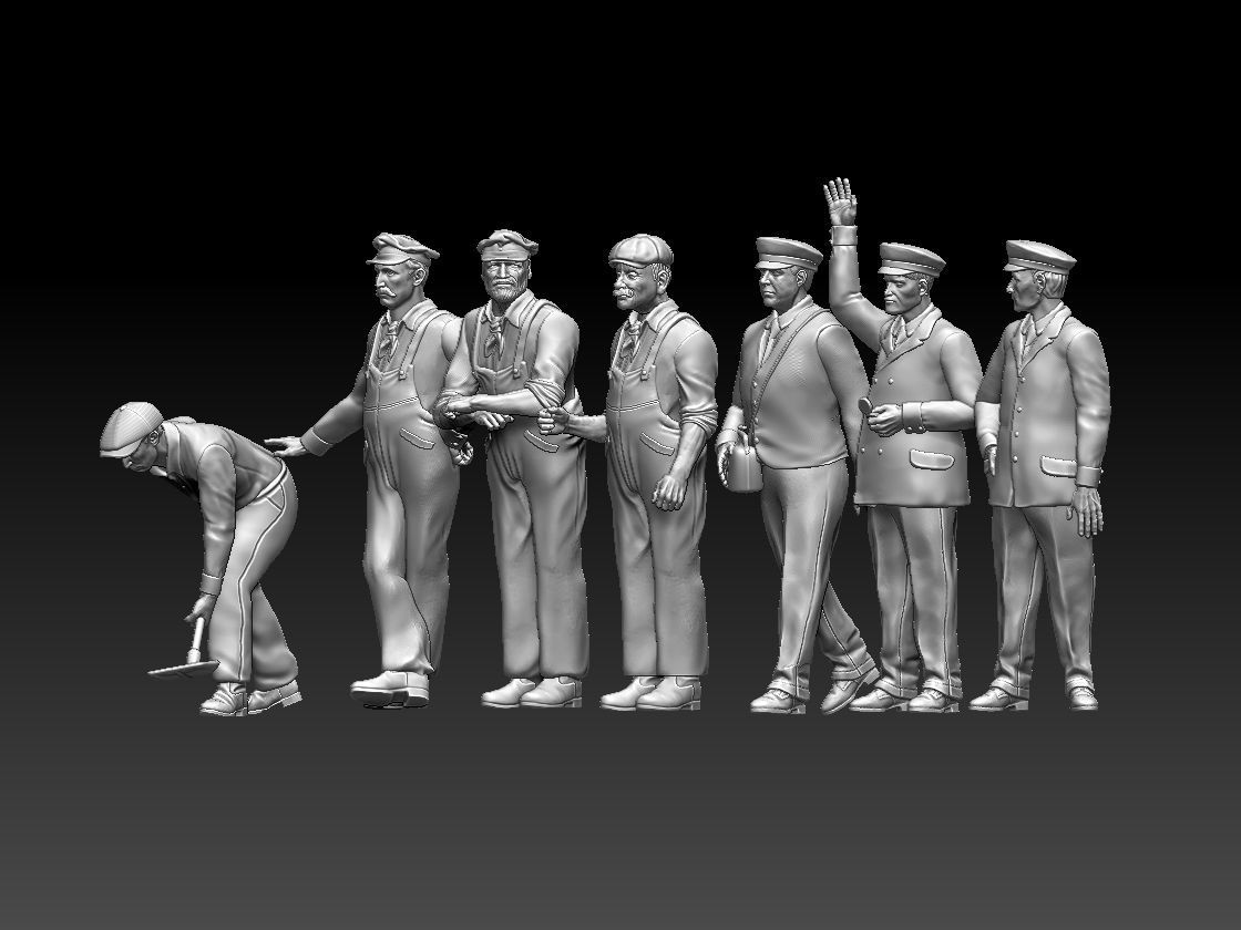 staff passengers 3D print model_9