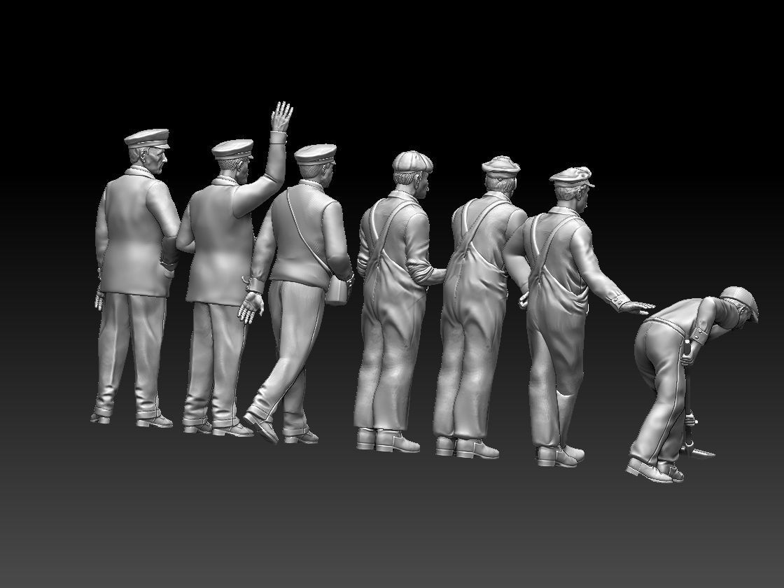 staff passengers 3D print model_15