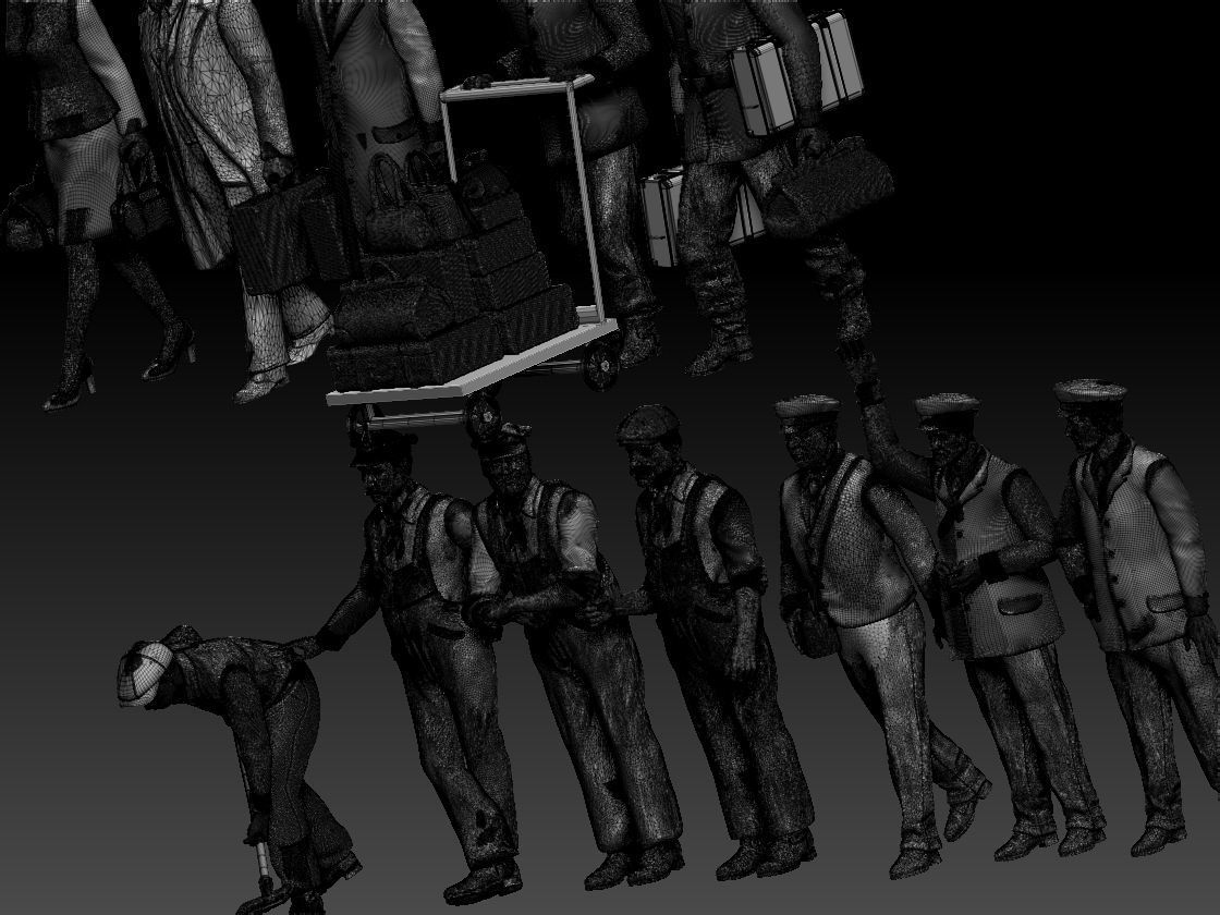 staff passengers 3D print model_19