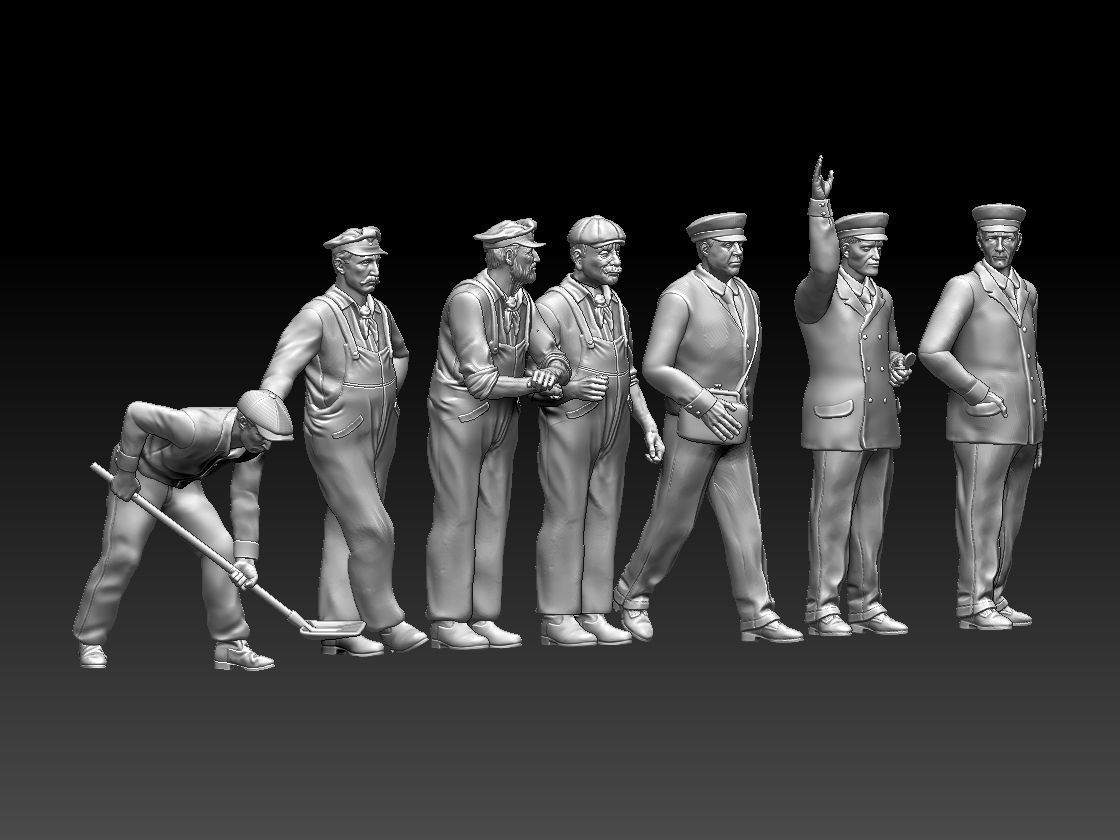 staff passengers 3D print model_11