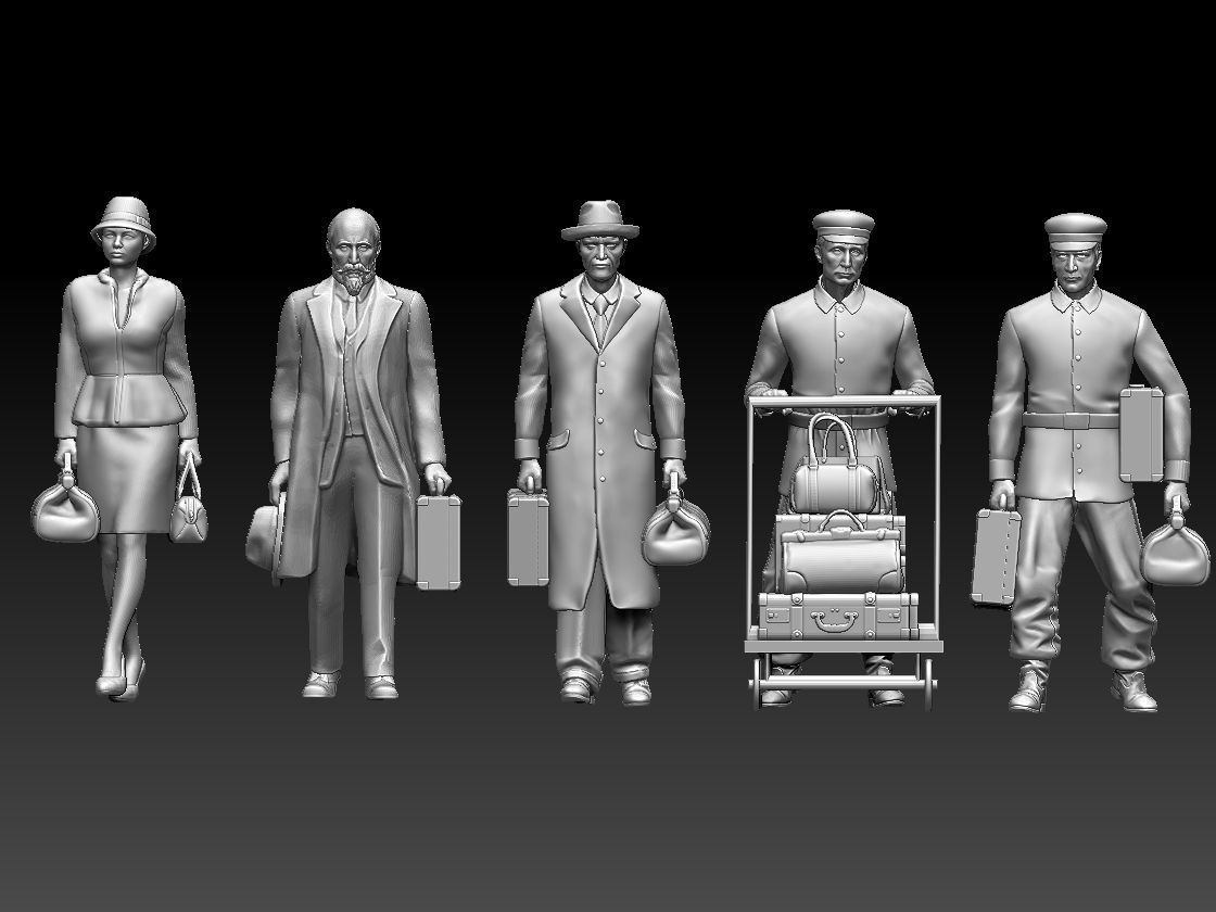 staff passengers 3D print model_6