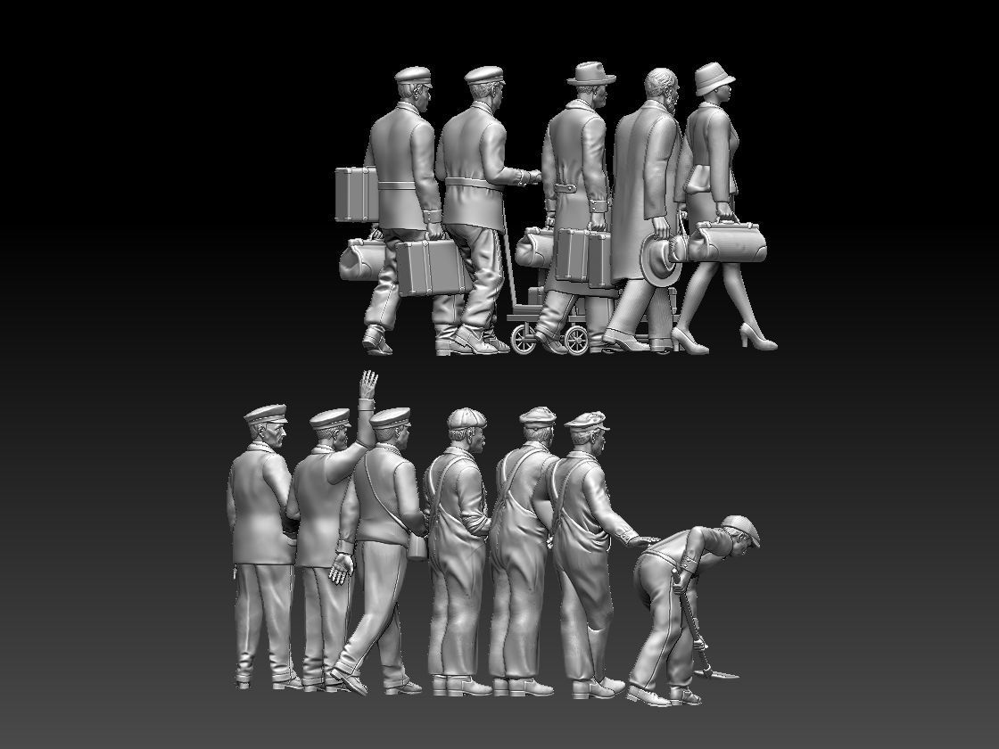 staff passengers 3D print model_5