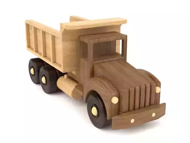 Wooden toy truck 17