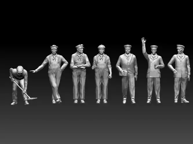 railroad staff 3D print model