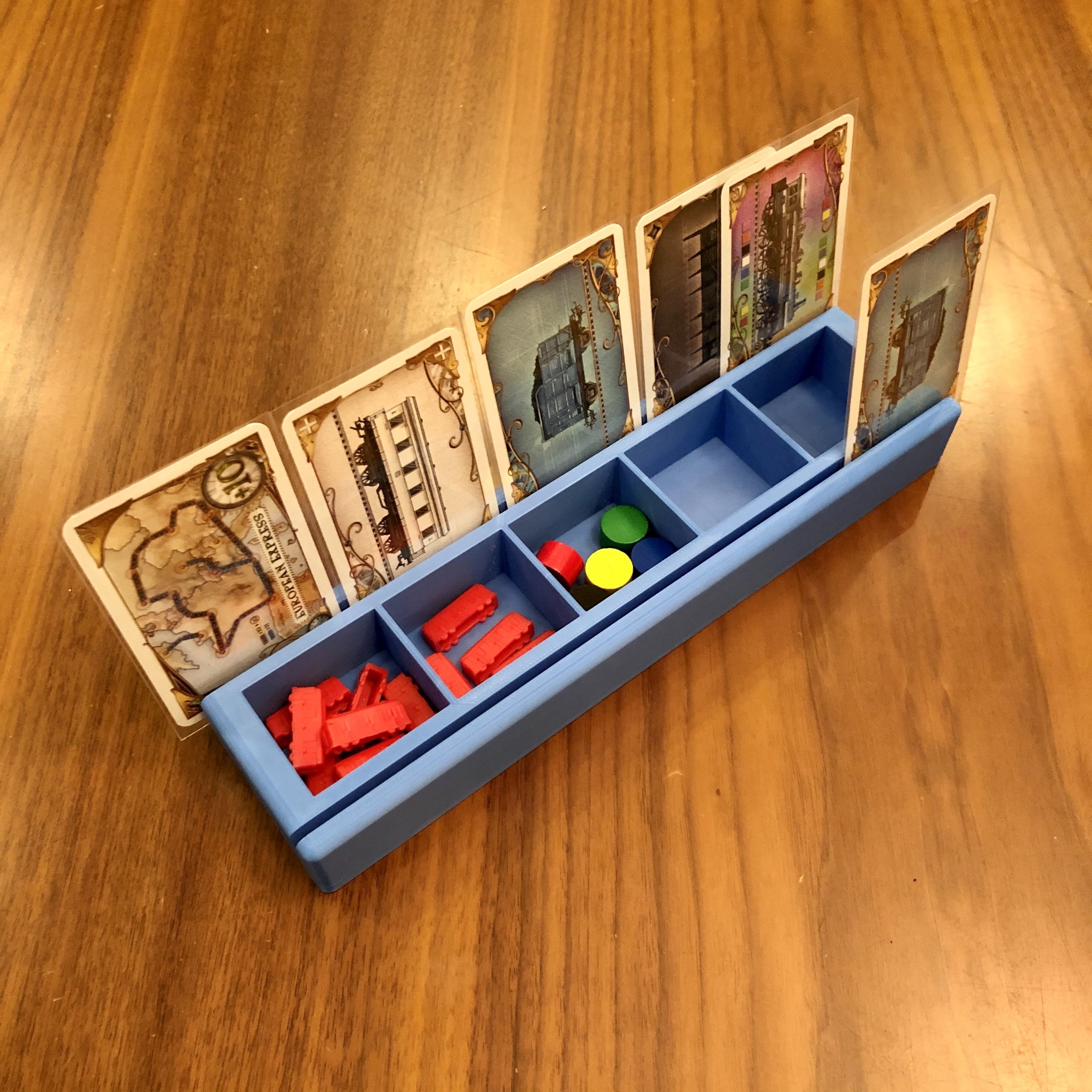 Board Game Card Holder and Token Organizer 3D print model_2