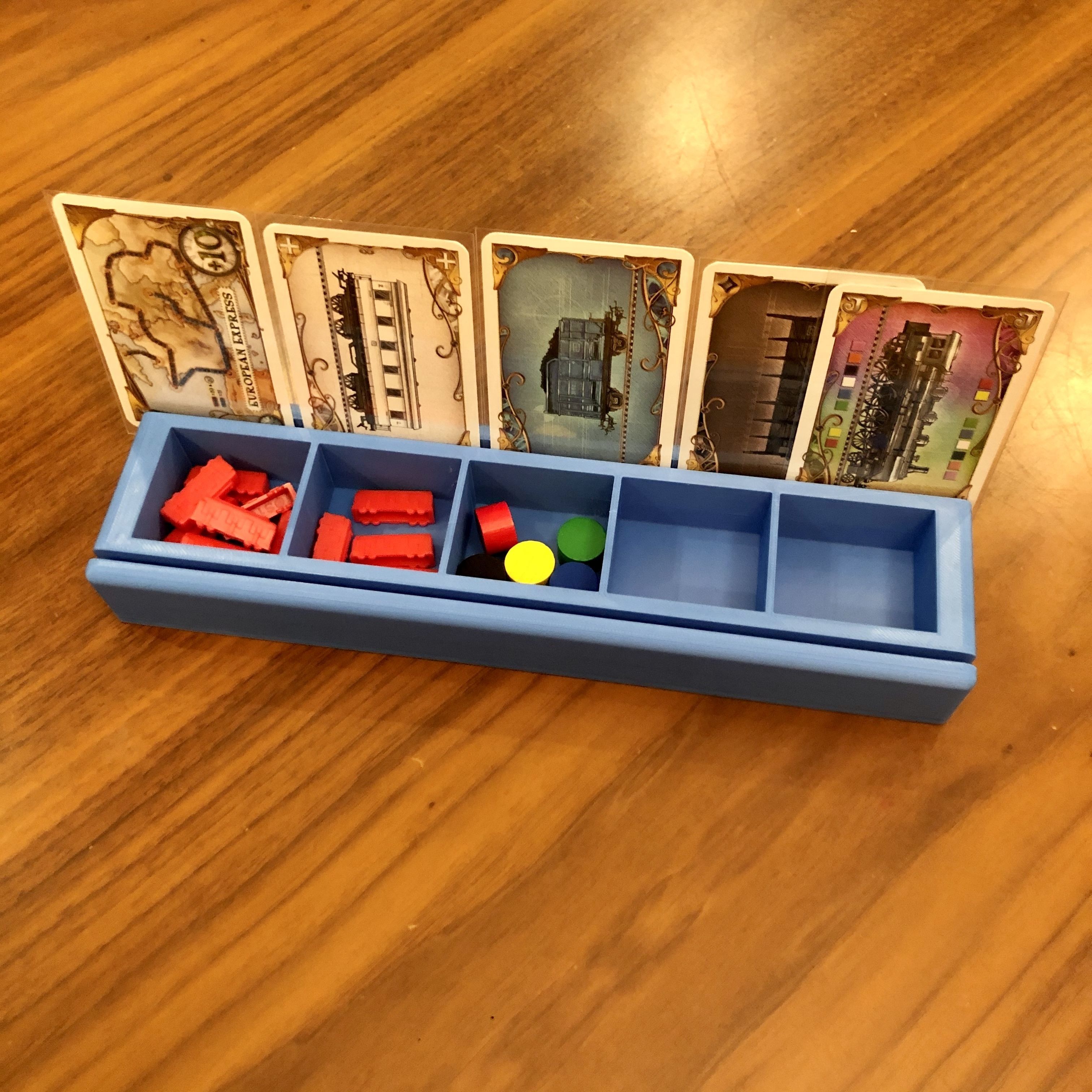 Board Game Card Holder and Token Organizer 3D print model_3