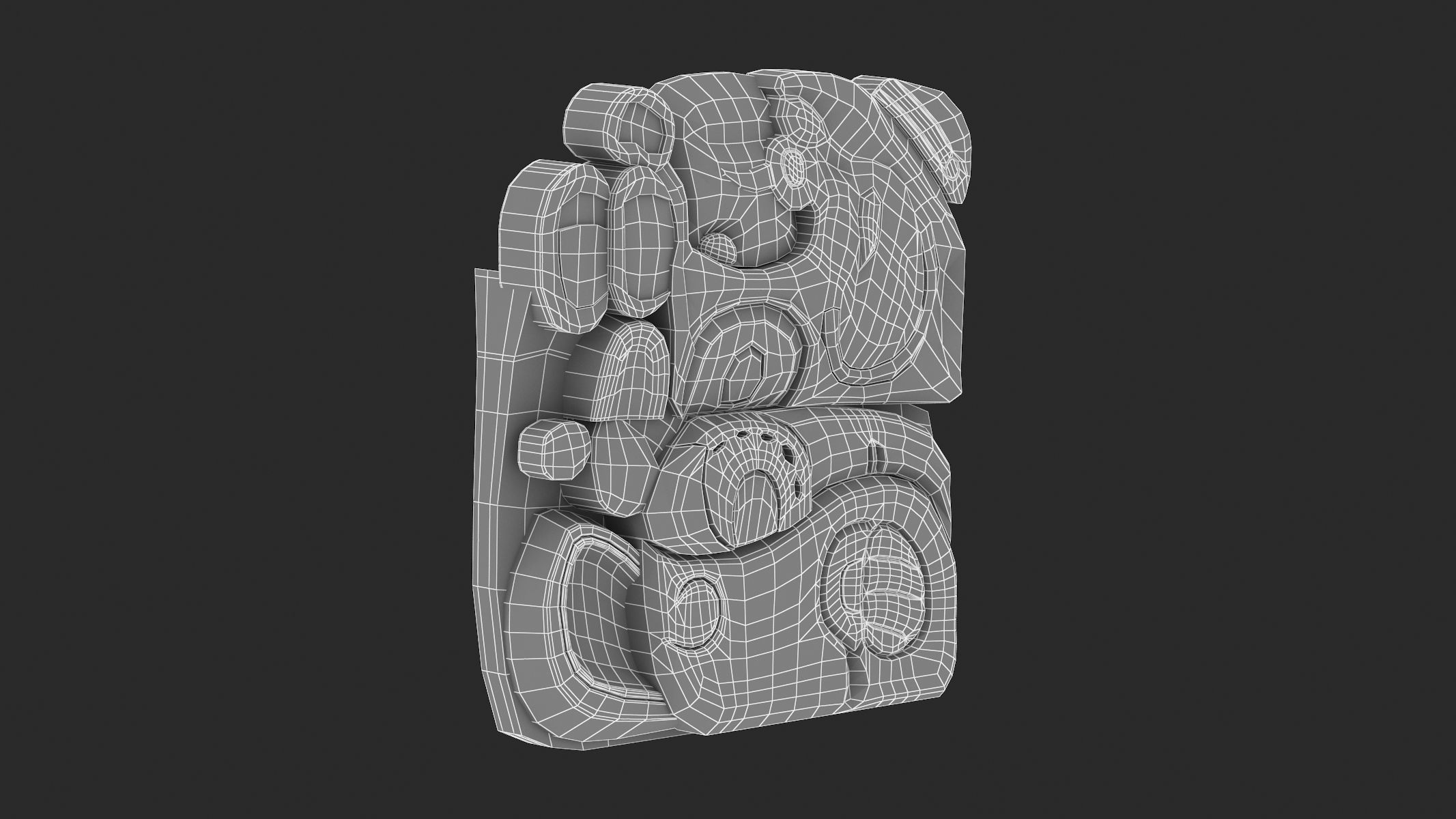 Mayan Alphabet 3D model_57