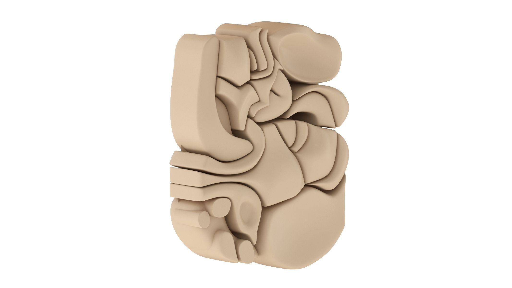 Mayan Alphabet 3D model_19