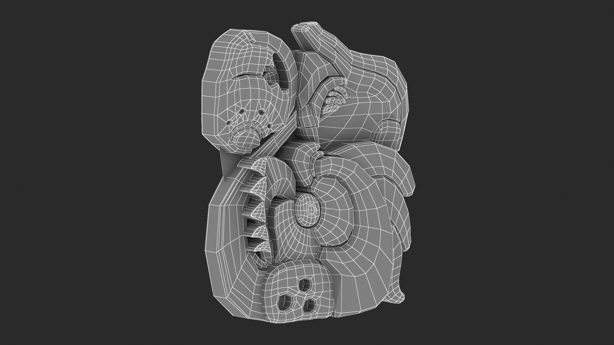 Mayan Alphabet 3D model_67