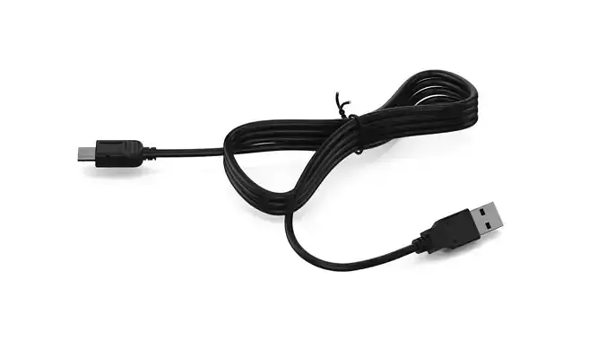 Micro USB to USB Cable 3D model