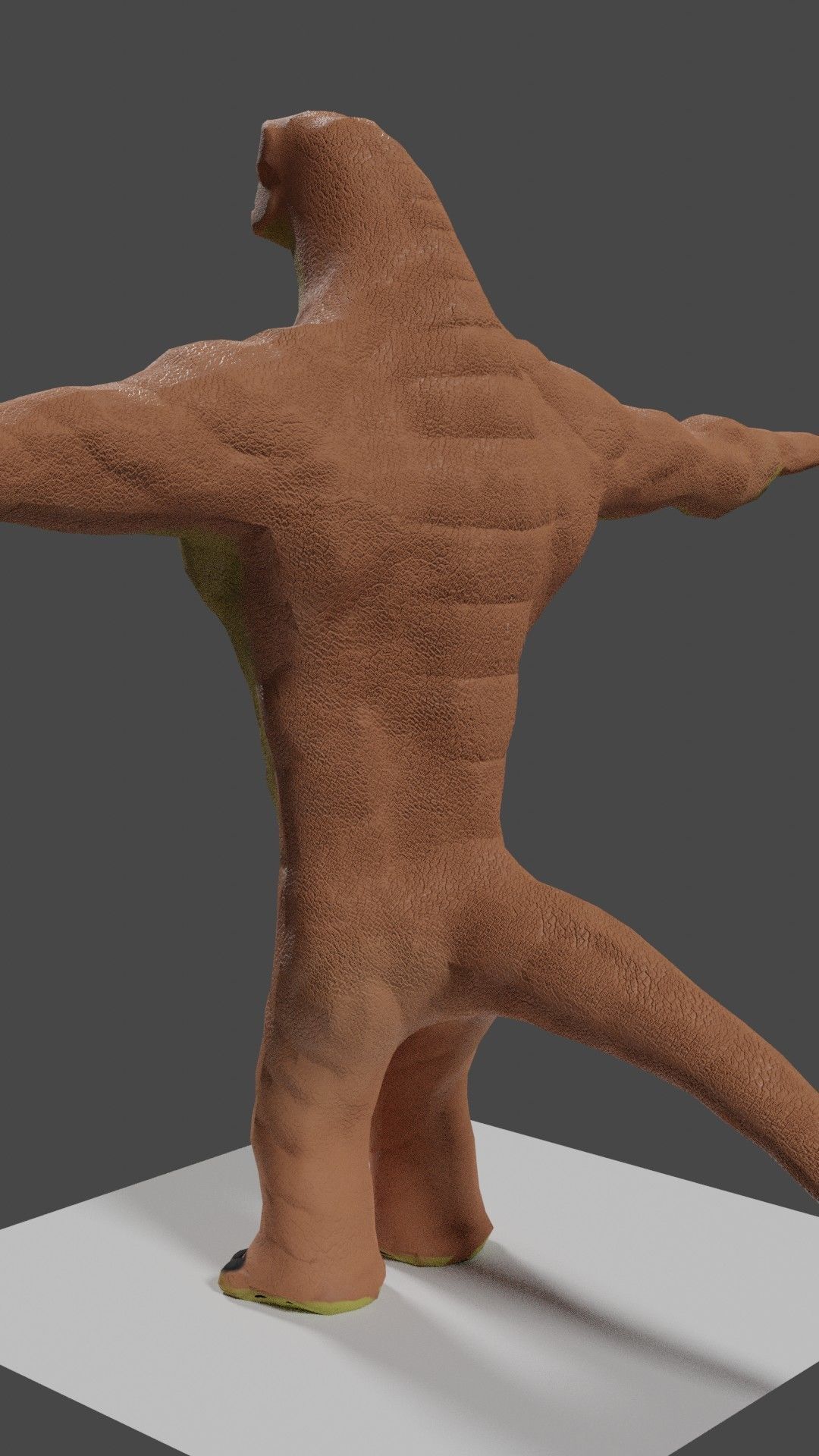 Humangousaur Ben10 game ready model Low-poly 3D model_1