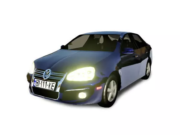 Volkswagen Jetta 2005 Free 3D model