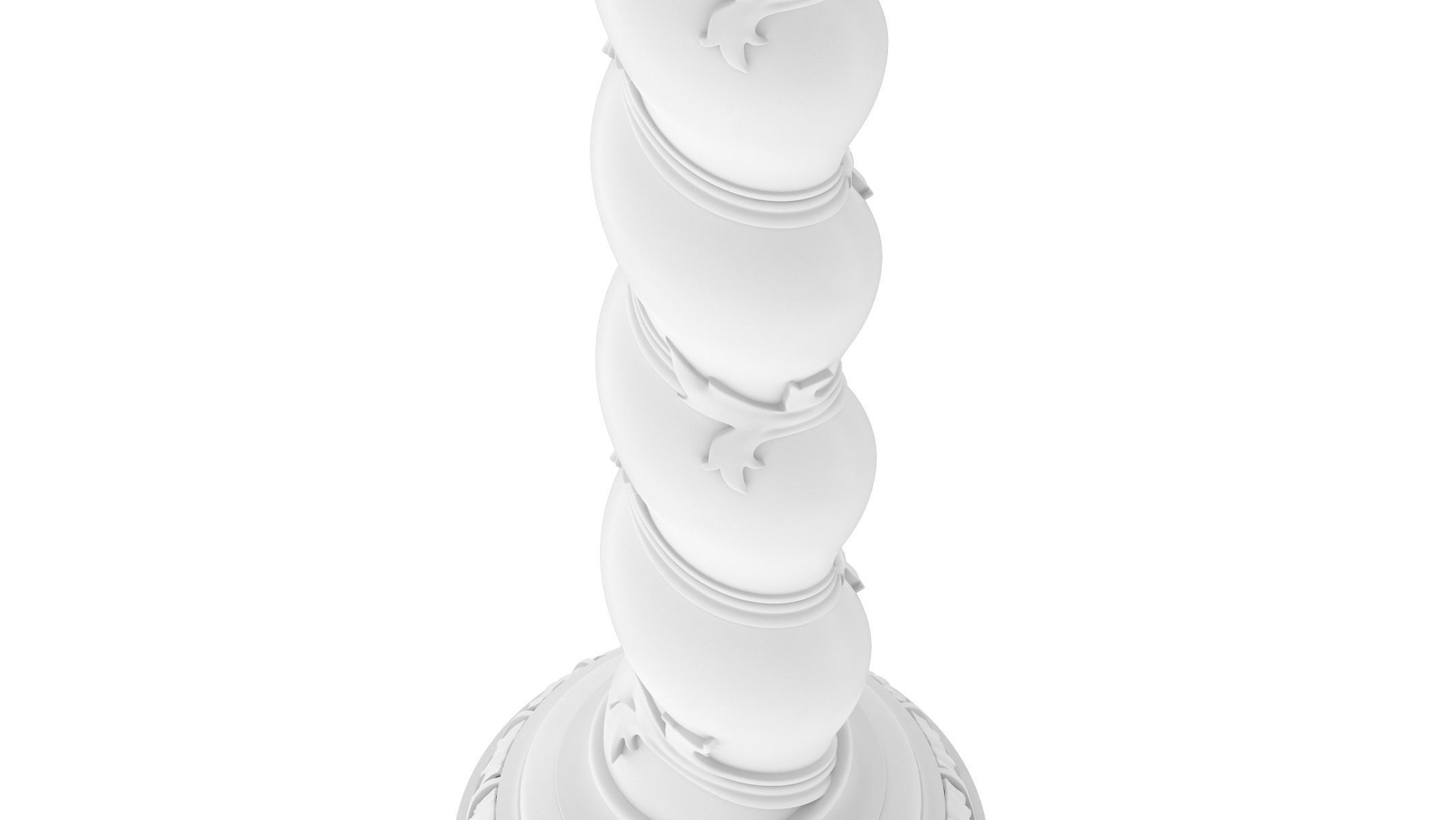 Solomonic Column 3D model_4