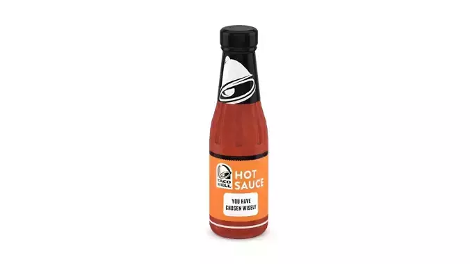 Taco Bell Hot Sauce 3D model