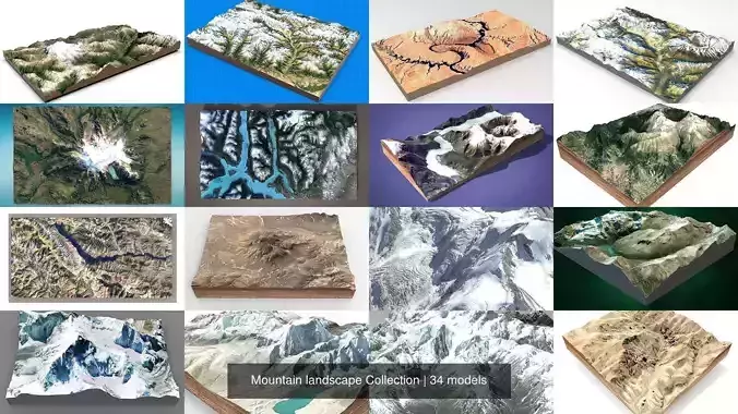 Mountain landscape Collection