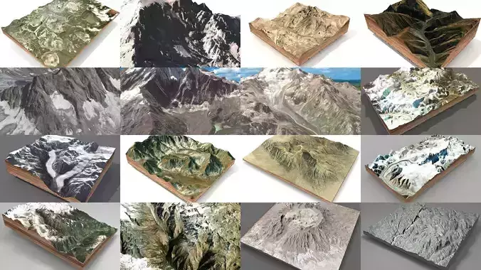 Mountain landscape Collection 