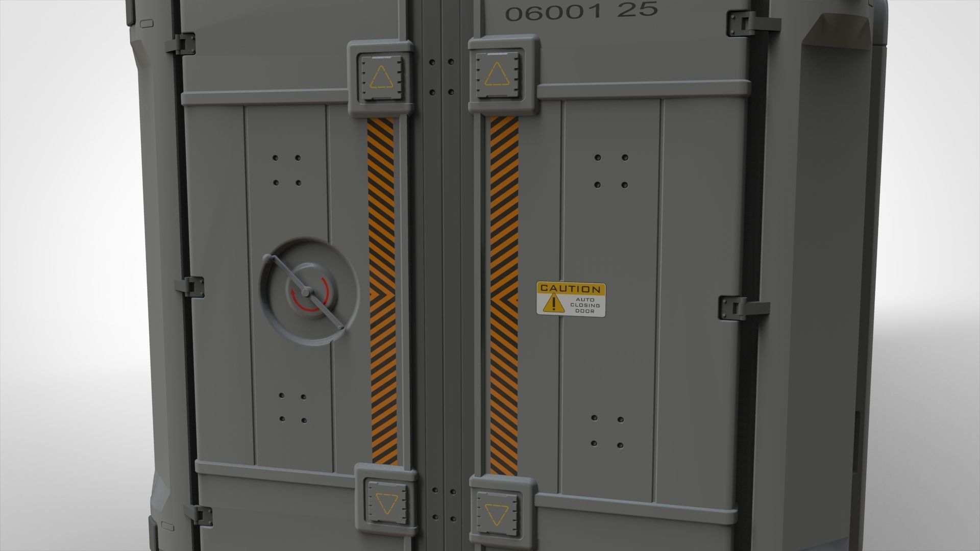 sci fi Cargo Container 2 3D model_11