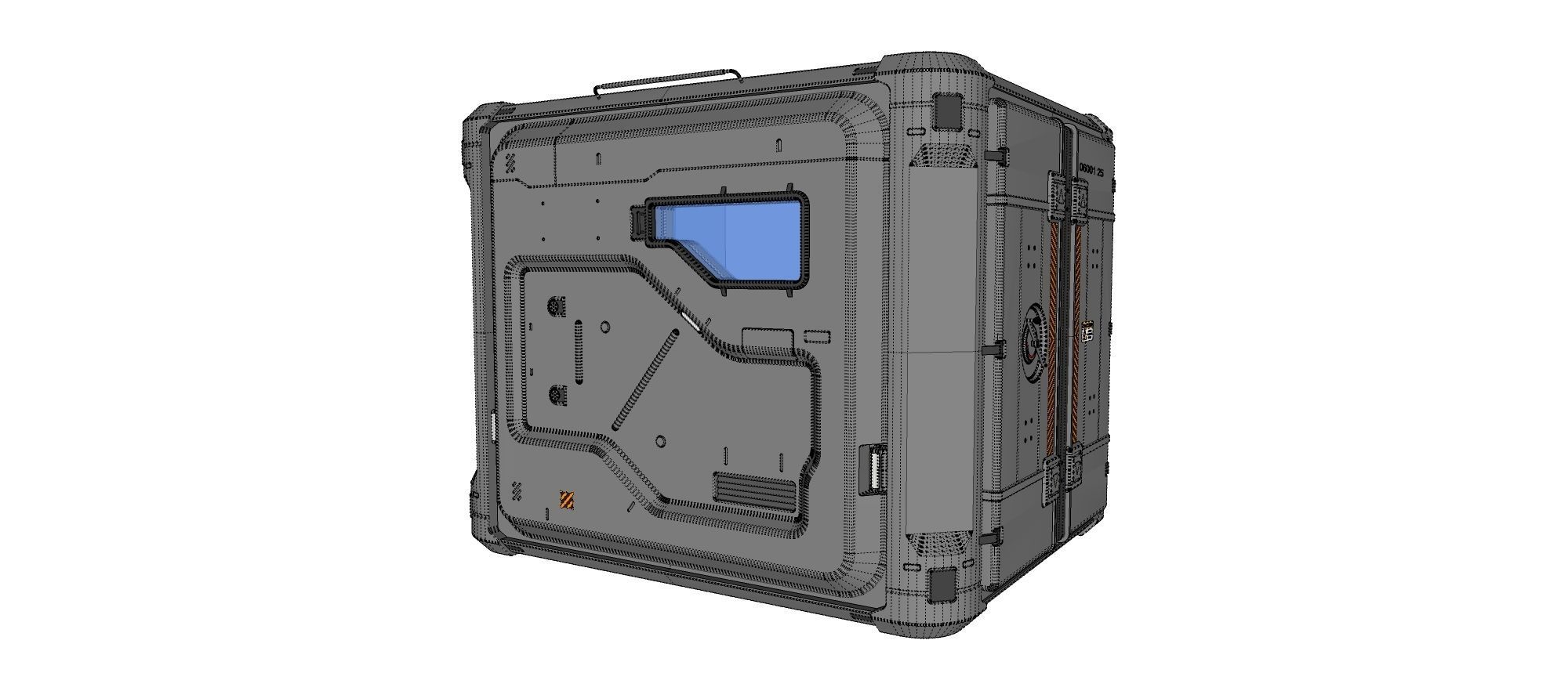 sci fi Cargo Container 2 3D model_24