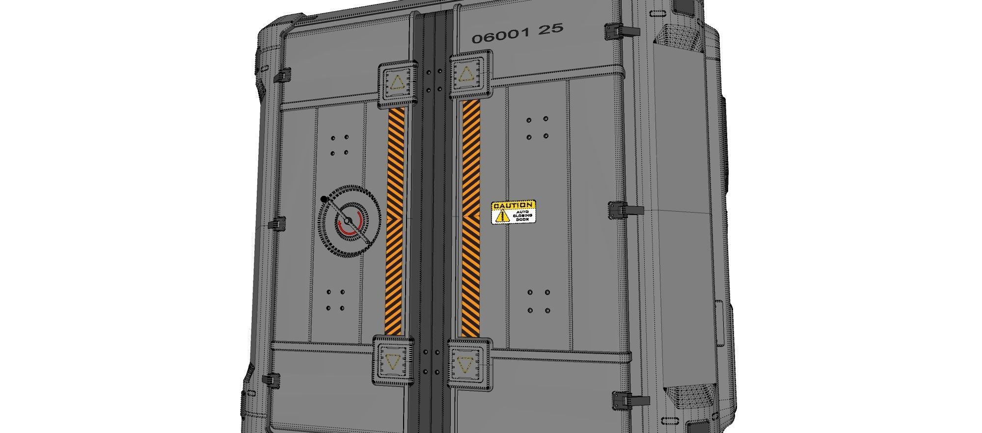 sci fi Cargo Container 2 3D model_19