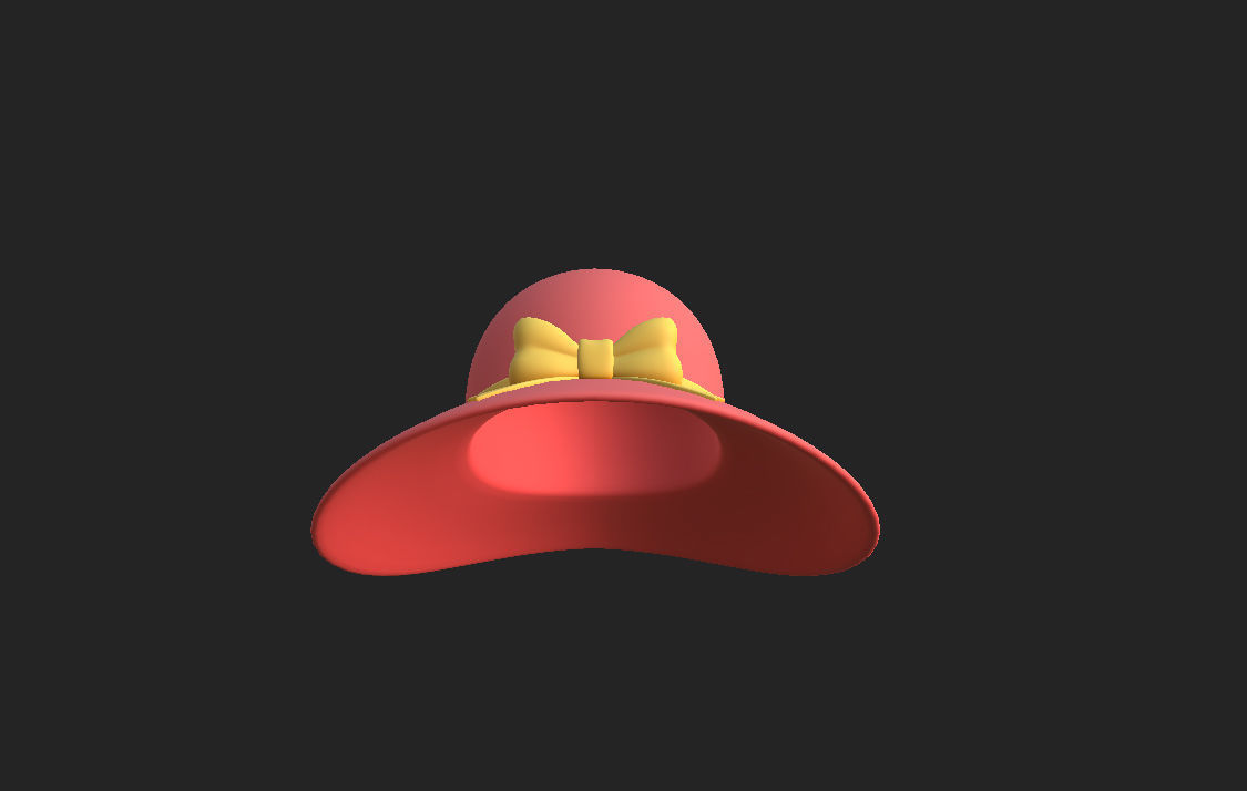 Sun Hat 3D model_12